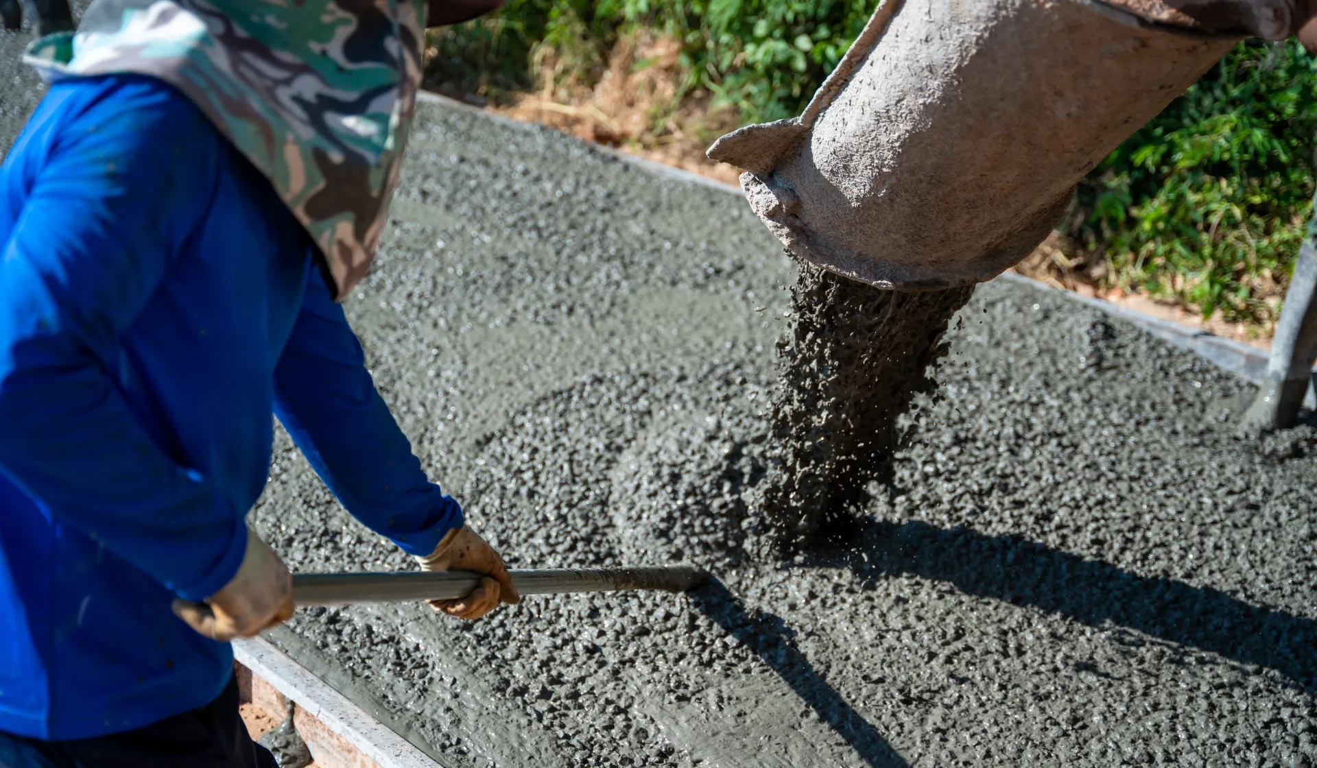 Concrete contractor website design